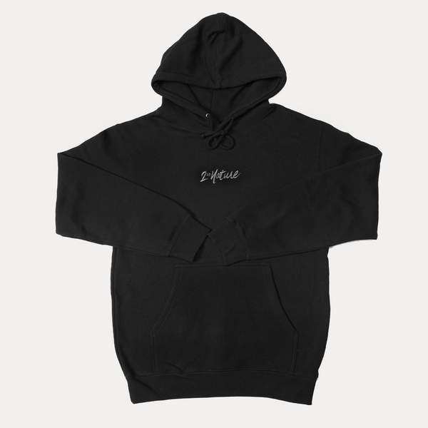 2nd Nature OG Logo Embroidered Hoodie (Black)