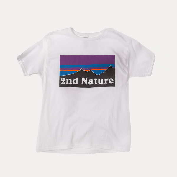 2nd Nature Youth Take a Hike Tee White