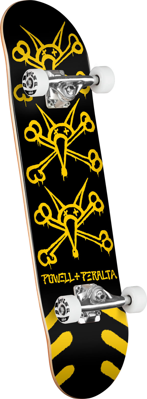 Powell Peralta Vato Rats Birch Complete Skateboard Black/Yellow - 8 X 31.45