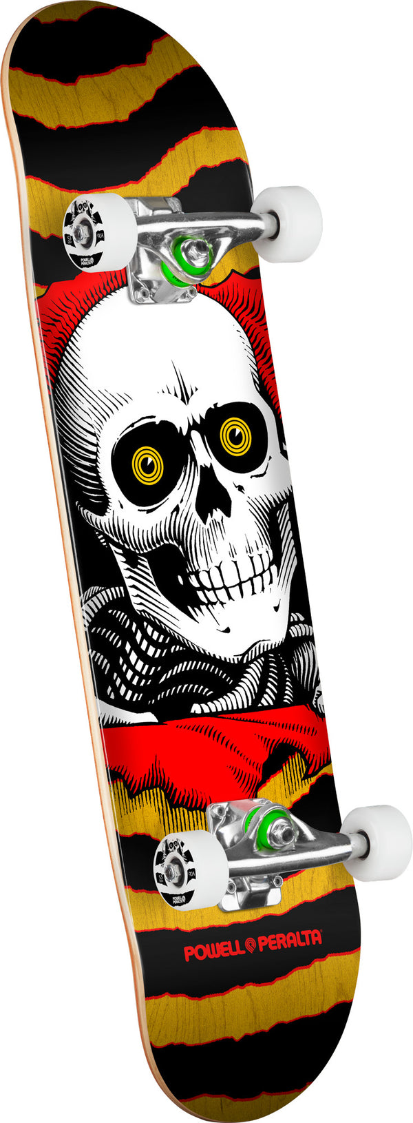 Powell Peralta Ripper Birch Complete Skateboard Yellow/Red - 7.75 x 31.08