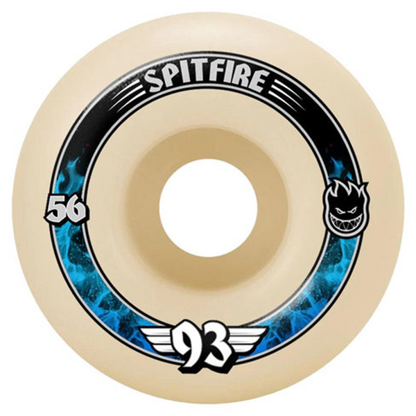 Spitfire Formula 4 Radial 93du Softsliders 56mm (Natural/Blue)