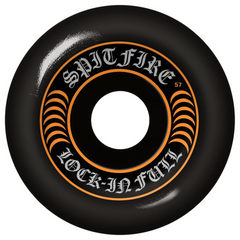 Spitfire Formula 4 Lock in Full 99du 57mm Wheels Black